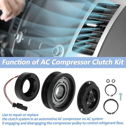 AC Compressor Clutch Kit for Chevrolet Equinox, GMC Terrain (2010-2017)