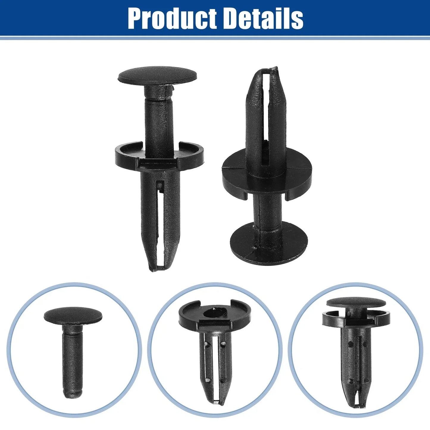 Bumper Cover Push Type Retainer Clips 20 x for Chrysler 200 (2011-2014)