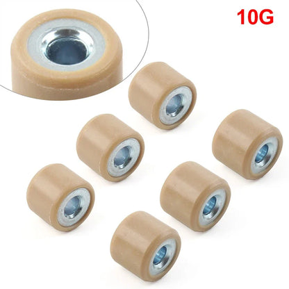 6 x 10g Variator Rollers for GY6 50cc Scooter Moped