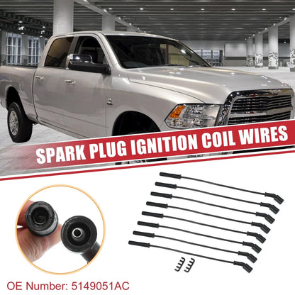 8 x Spark Plug Wire Ignition Coil Cables for Dodge Dakota Durango (2000-2004)