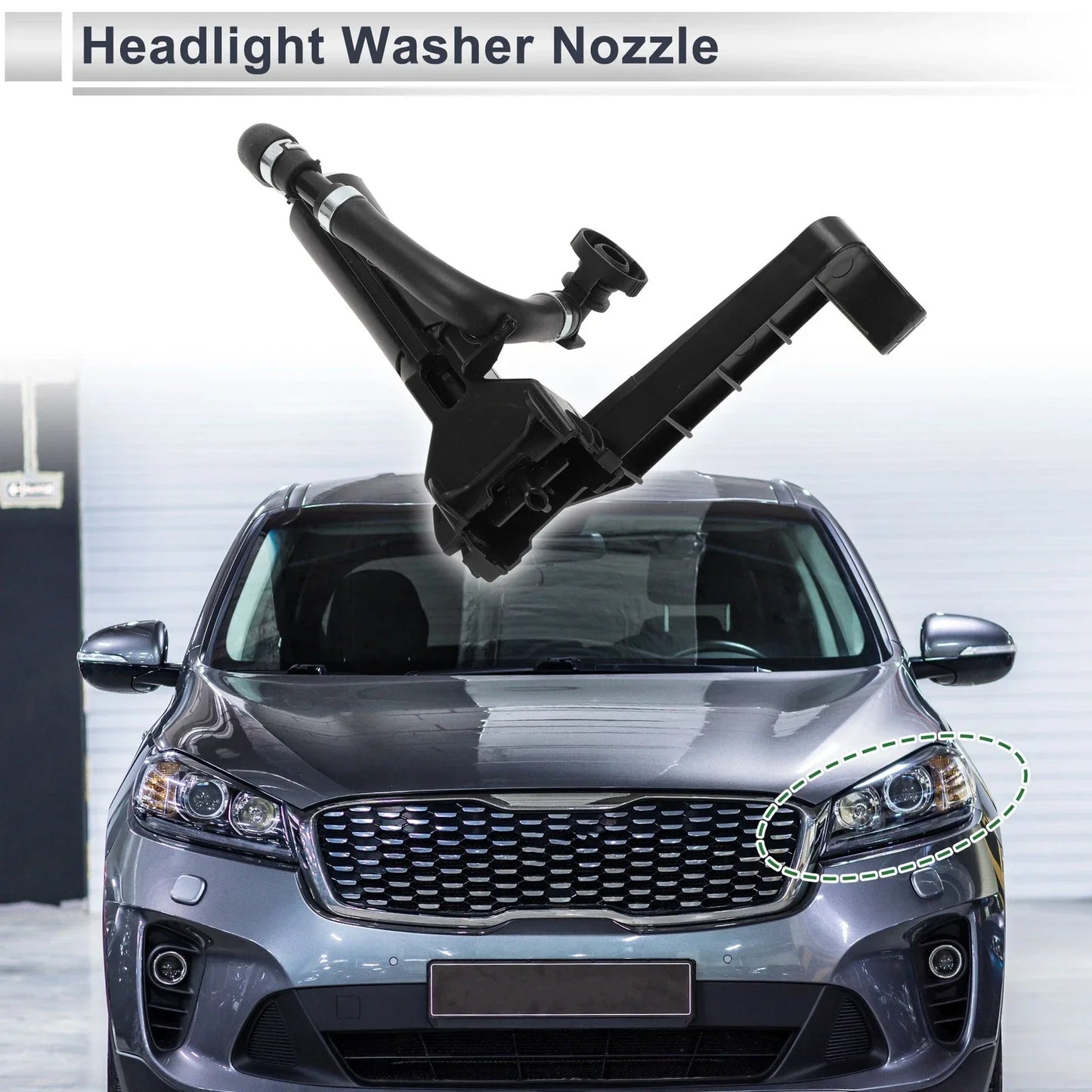Front Driver Side Headlight Washer Nozzle for Lexus RX350 (2007-2015)