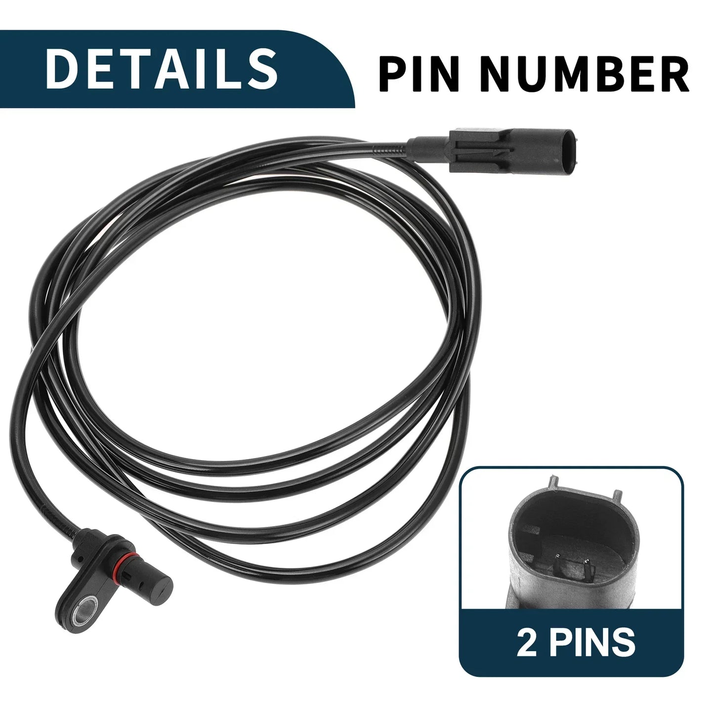 2 x Rear ABS Wheel Speed Sensors for Mercedes-Benz Sprinter 2500 (2007-2018)