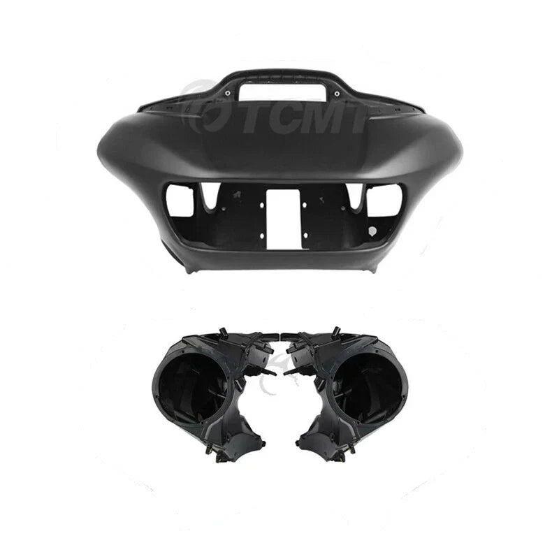 Matte Black Speaker Covers for Harley Road Glide (2015-2023)