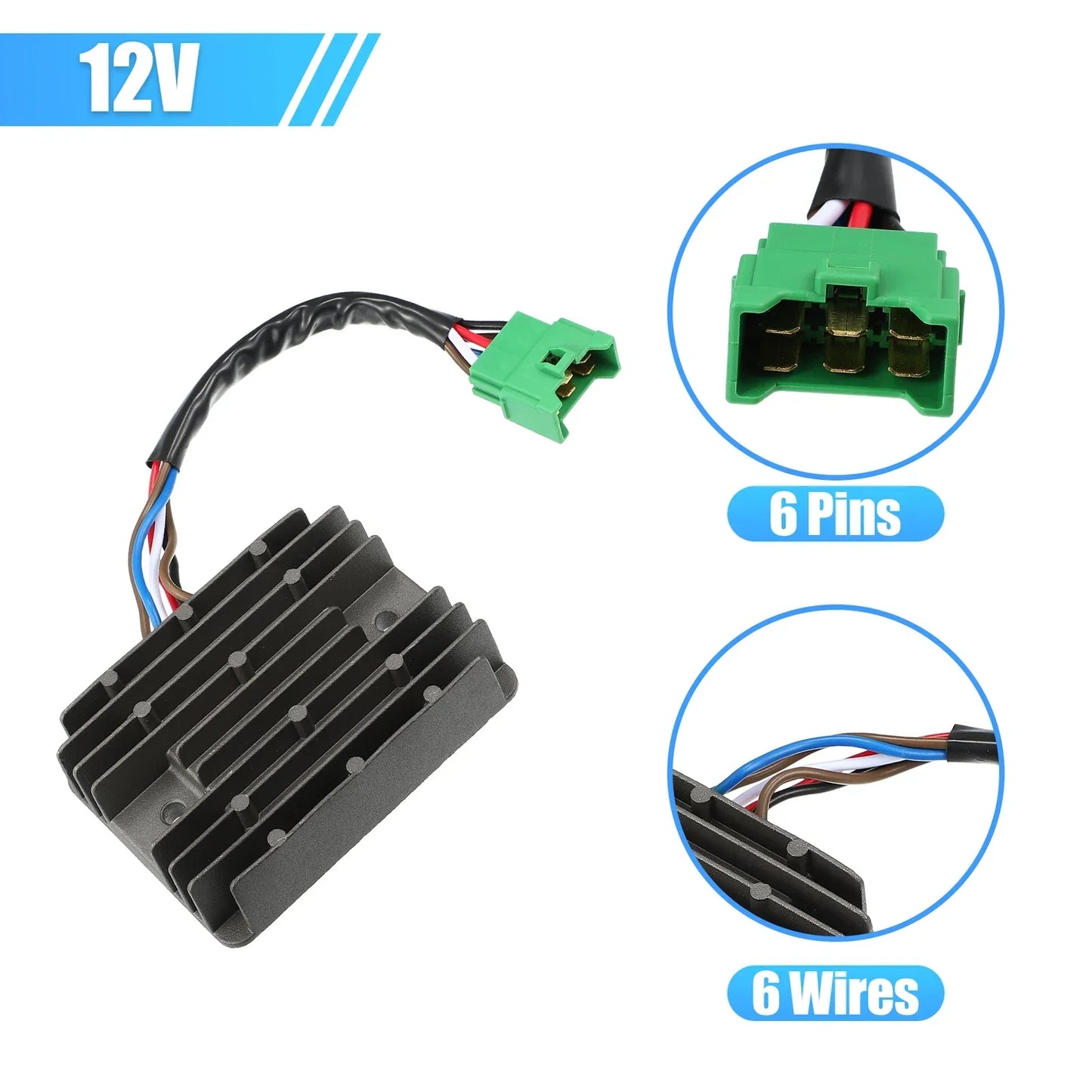 Alloy Voltage Regulator Rectifier for Honda GX270 (2001-2023)