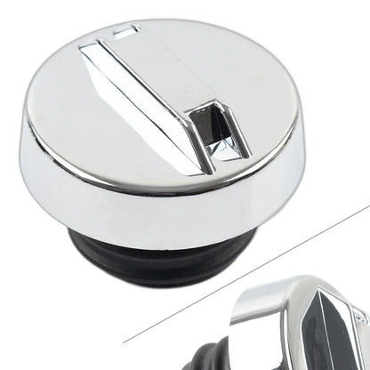Vented Chrome Gas Fuel Tank Cover for Harley Fat Boy Electra Street Road Glide