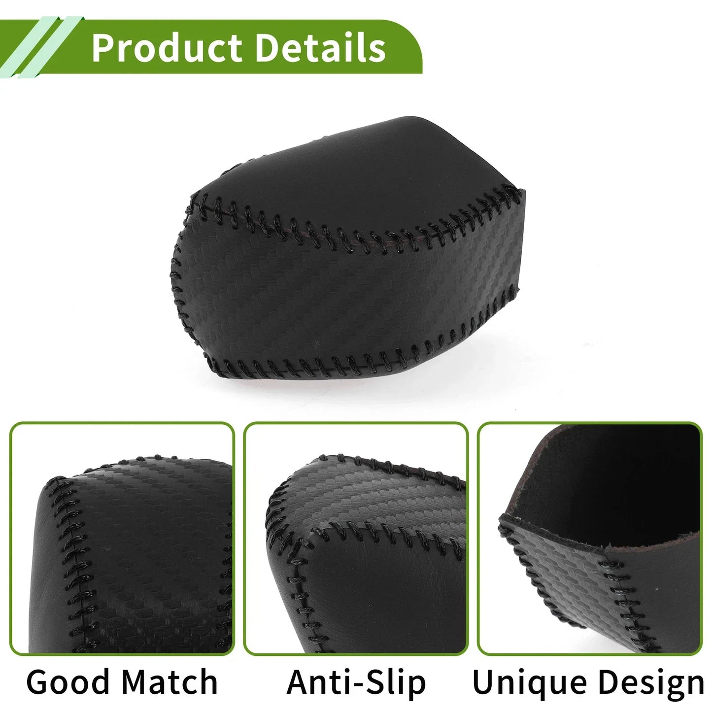 Car Gear Shift Knob Cover for Lexus RX350 (2023-2024) Carbon Fiber Black