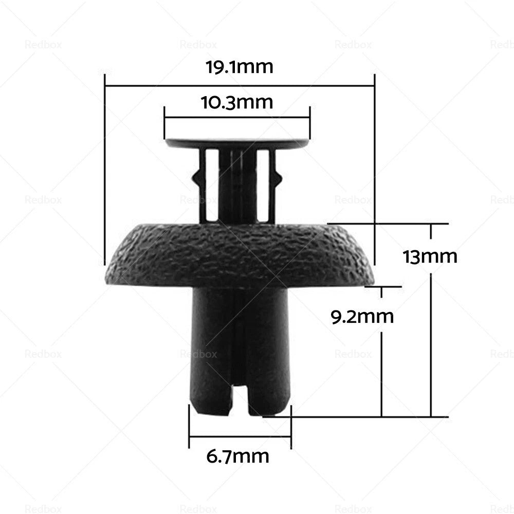 Engine Cover Clip for Toyota LandCruiser 200 (2008-2021) - 10x Radiator Support