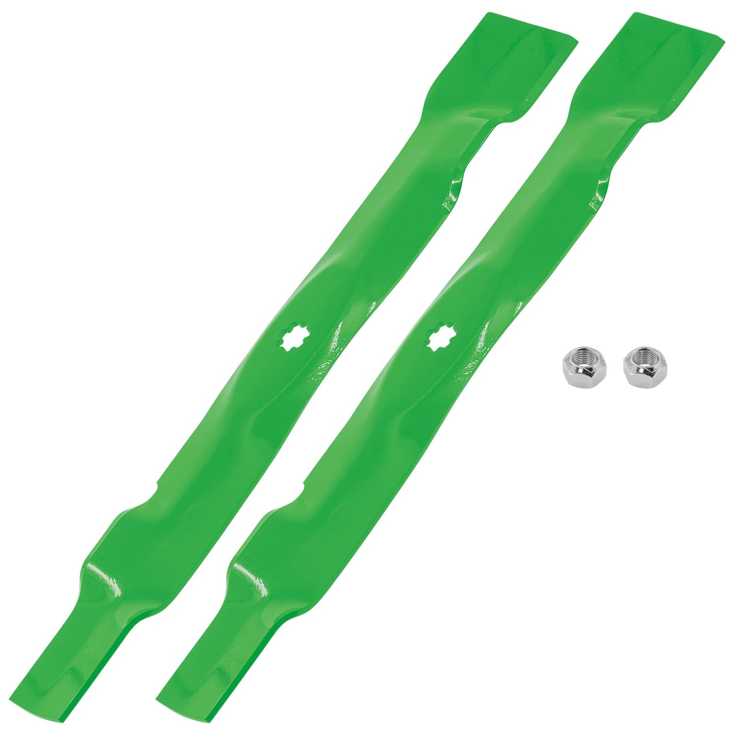 Deck Mulching Blade and Nut Replacement for John Deere 102 115 125 (2004–2013)