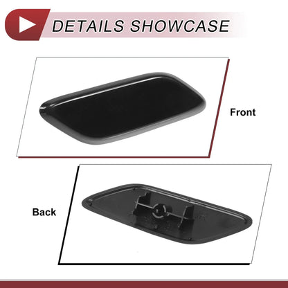 Front Right Washer Nozzle Cover for Honda CR-V MK3 Facelift 2009-2011 Black