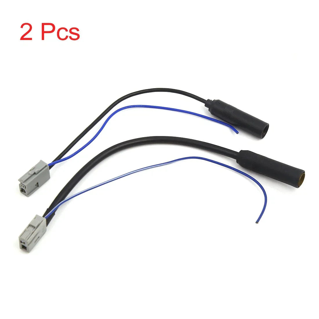 2 x Black Car Radio Stereo Antenna Adaptor Connectors for Honda (2000-2023)