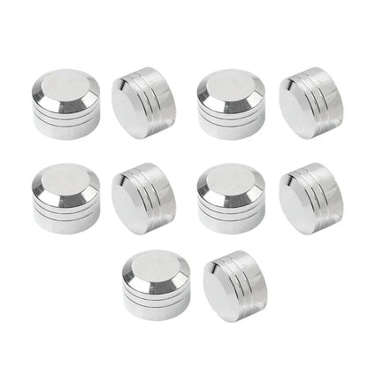 10 x Chrome Engine Bolt Topper Caps Covers for Harley Dyna Softail