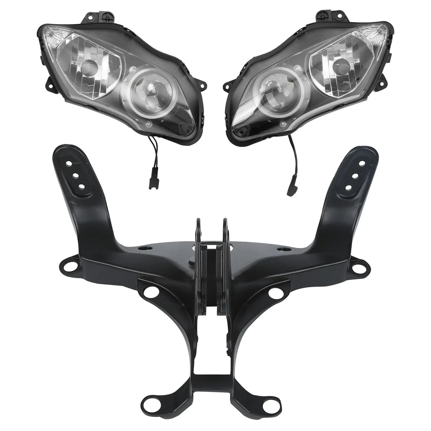 Front Headlight Assembly & Fairing Stay Bracket for Yamaha YZF R1 (2007-2008)