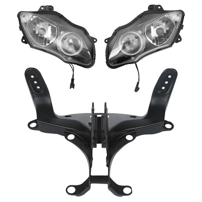 Front Headlight Assembly & Fairing Stay Bracket for Yamaha YZF R1 (2007-2008)