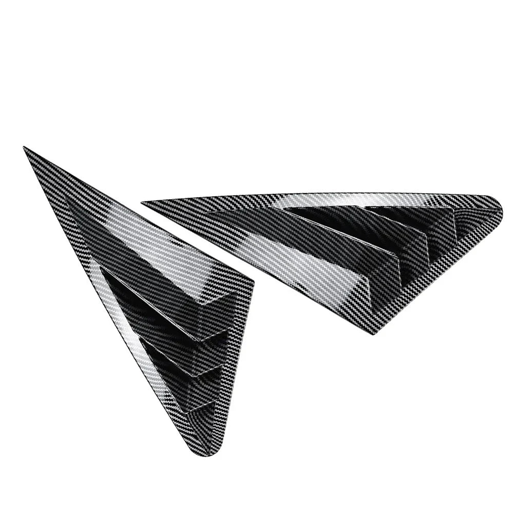 Carbon Rear Window Louver Cover Trim for Audi A3 S3 RS3 Sedan (2014-2020)