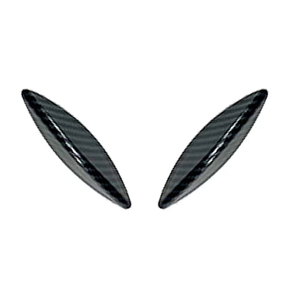 6 x Front Bumper Lip Spoiler Fins for Mercedes Benz C-Class W205 (2015-2018)