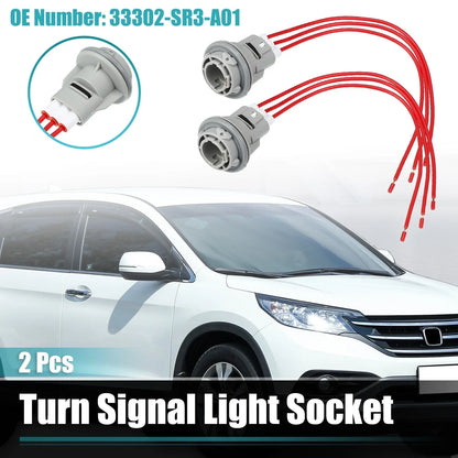 Turn Signal Light Socket Connector for Honda (33302-SR3-A01)
