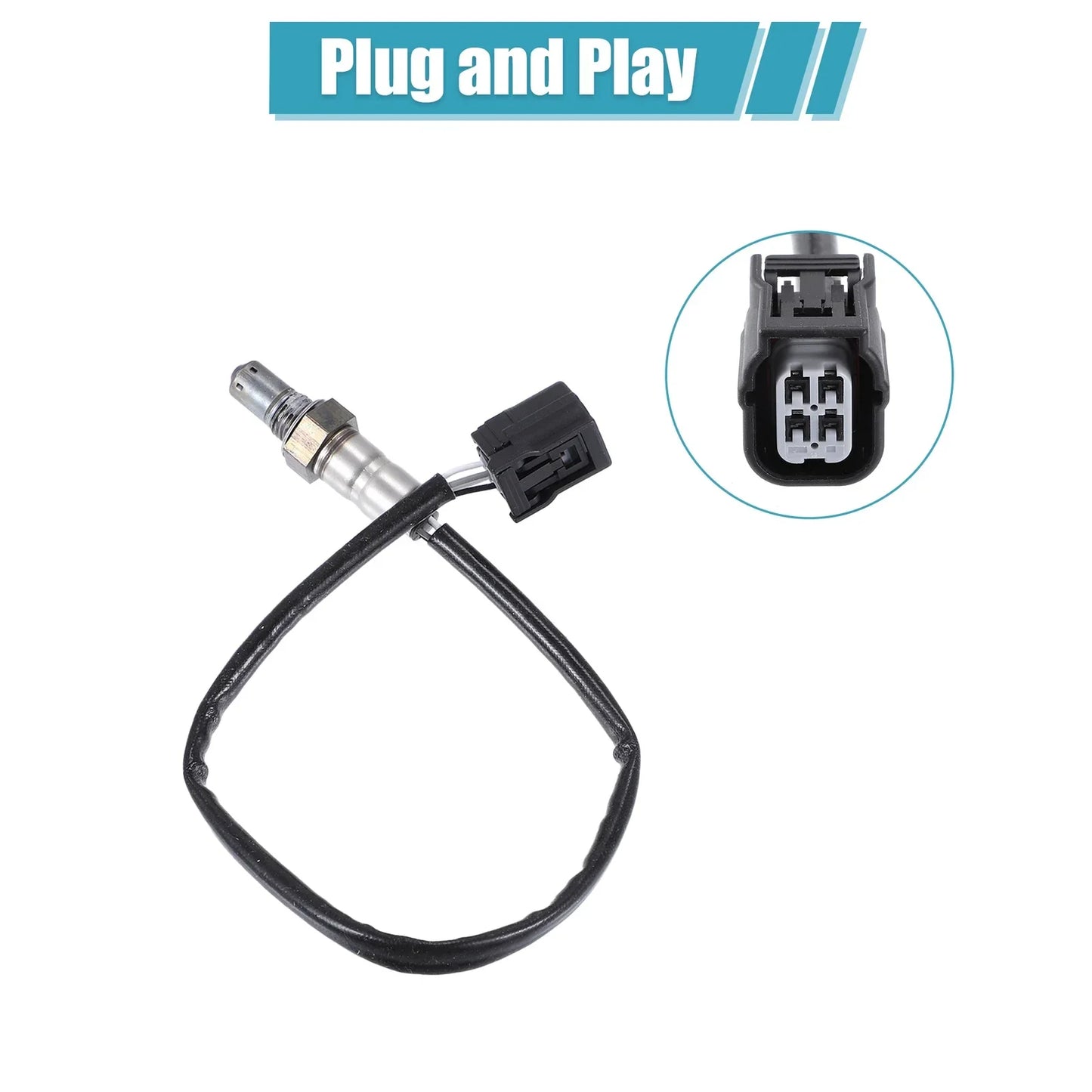 Oxygen Sensor for Honda TRX 420 (2007-2014) - Metal Rubber Black Silver Tone