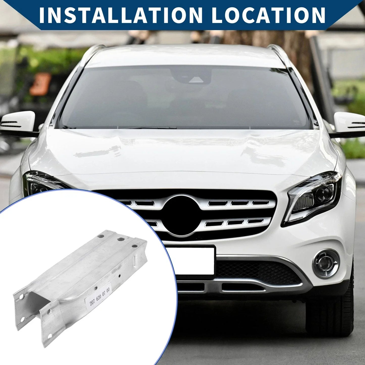 Front Left Bumper Retainer Bracket for Mercedes Benz E350 (2009-2016)