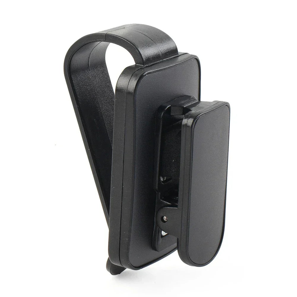 Sun Visor Clip Holder for Car - Fit Glasses, Sunglasses, Eyeglass Cards - Black