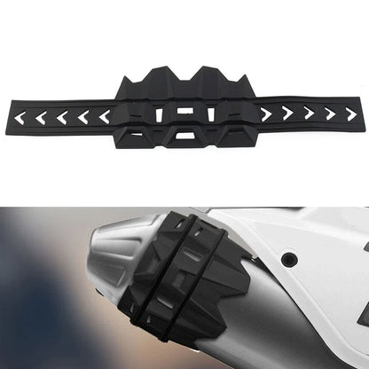Exhaust Tail Pipe Guard Cover for Motorcycle Accessories Black