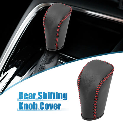 Gear Shifting Knob Cover Trim for Hyundai Sonata (2009) - Black Red
