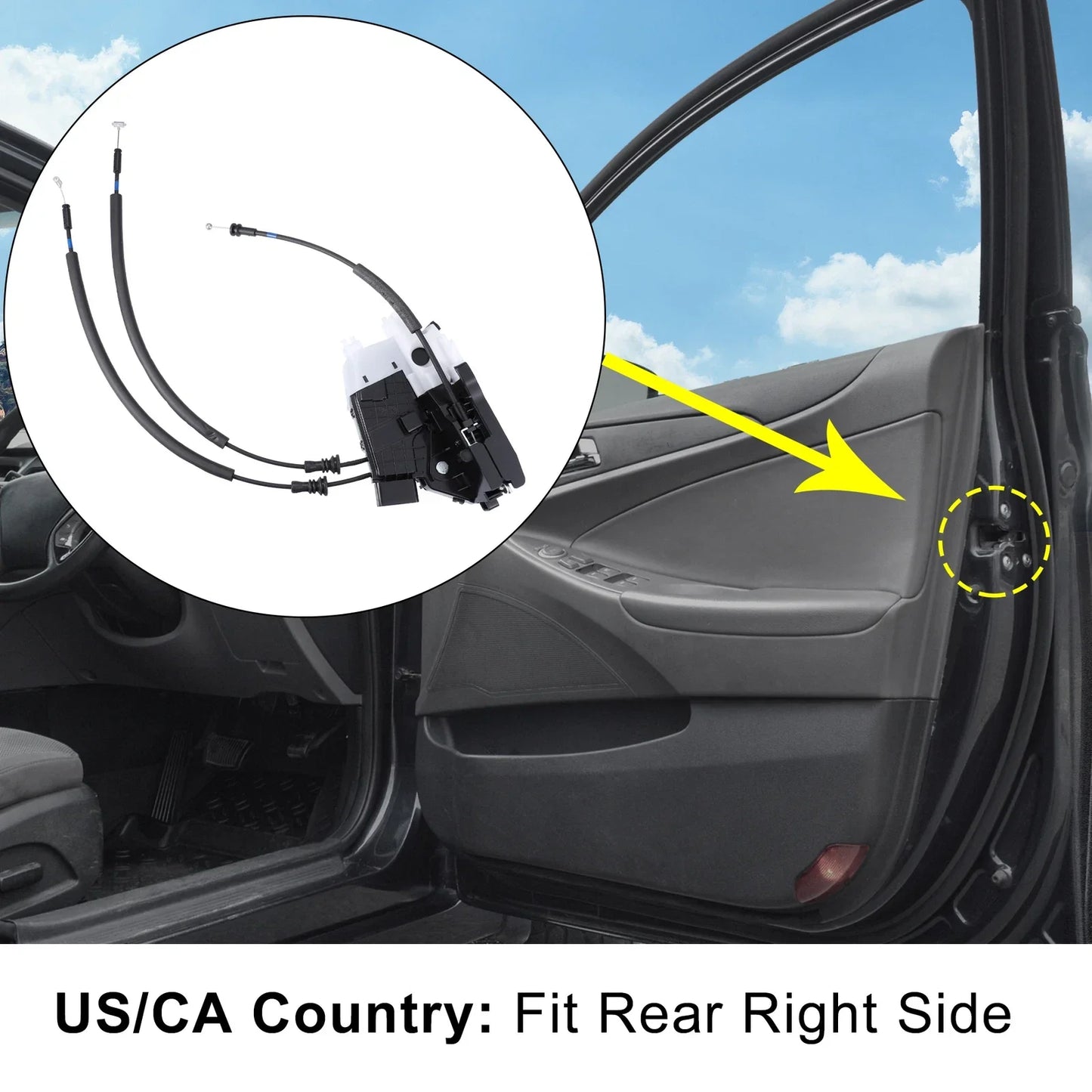 Rear Left Door Latch Lock Actuator for Hyundai Tucson (2016-2019)