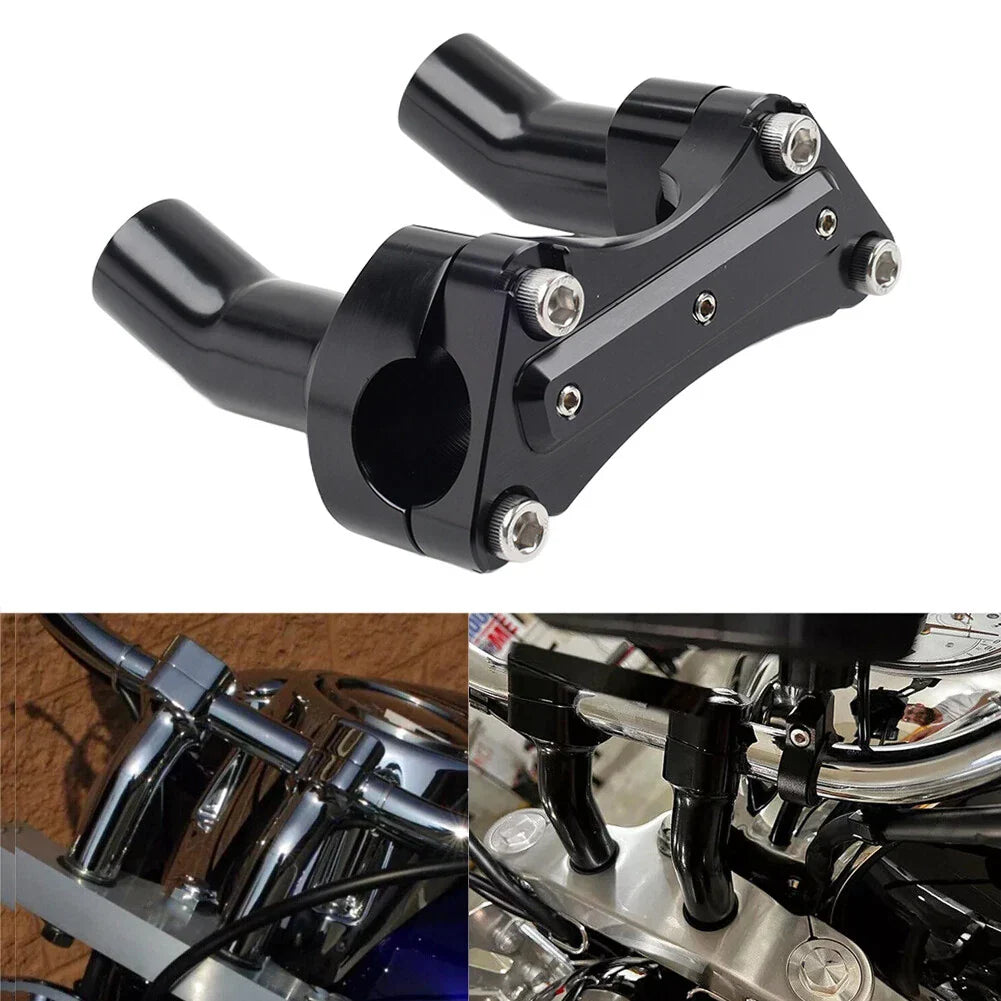 3.5" Handlebar Riser & Top Clamp for Harley Fat Boy Heritage Softail (2000-2017)