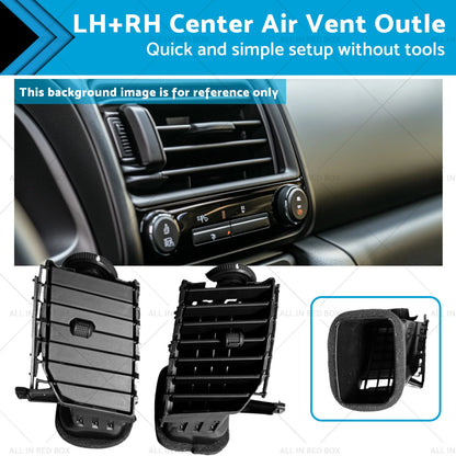LH & RH Center Air Vent Outlets for Toyota Hilux Ute MK6 MK7 Vigo (2005-2014)