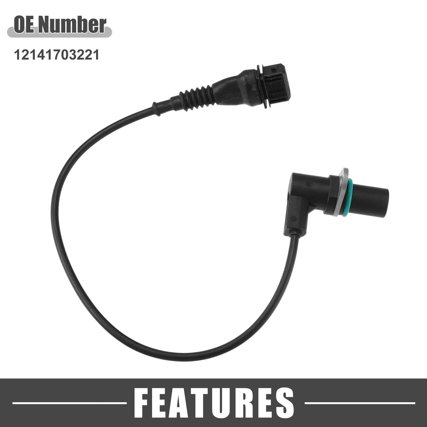 Camshaft Position Sensor for BMW 320i L6 2.0L (1992-1995) ABS Black