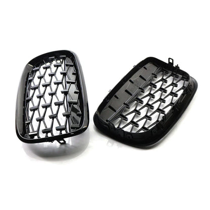 Diamond Grille Front Bumper Kidney for BMW X5 X6 (2007-2013)