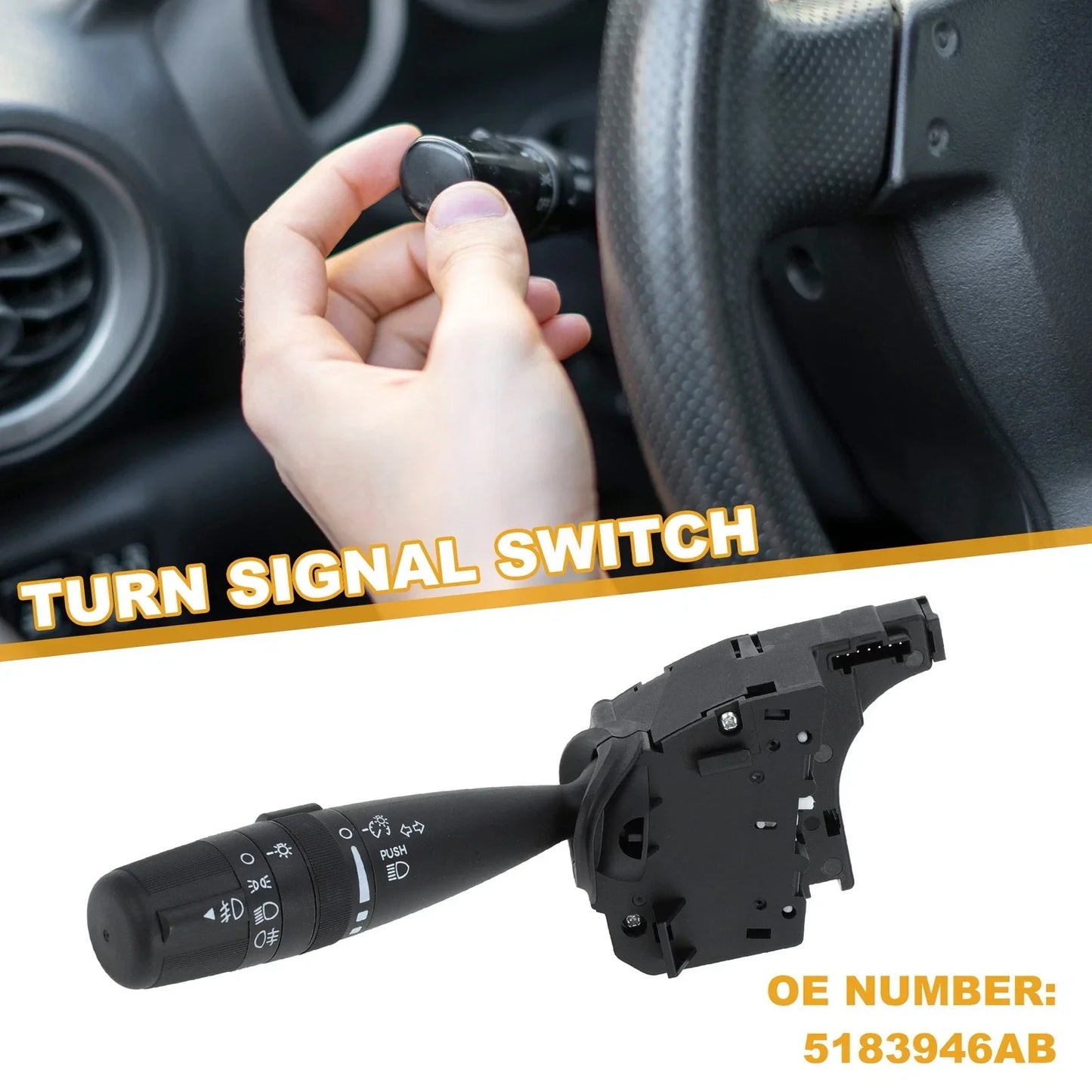 Steering Column Turn Signal Switch for Dodge Avenger Caliber Journey (2008-2014)