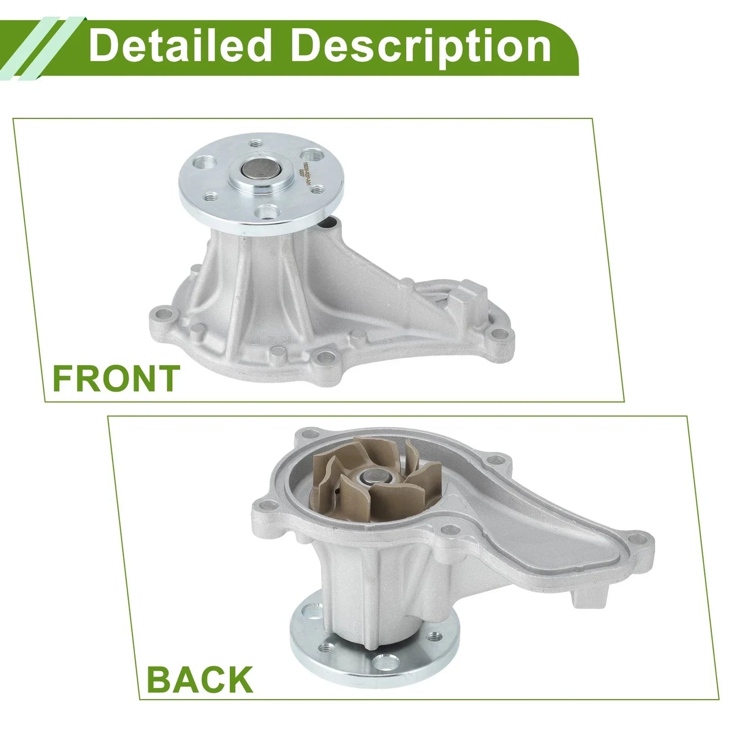 Water Pump for Honda Civic 2012-2015 - Engine Cooling Component