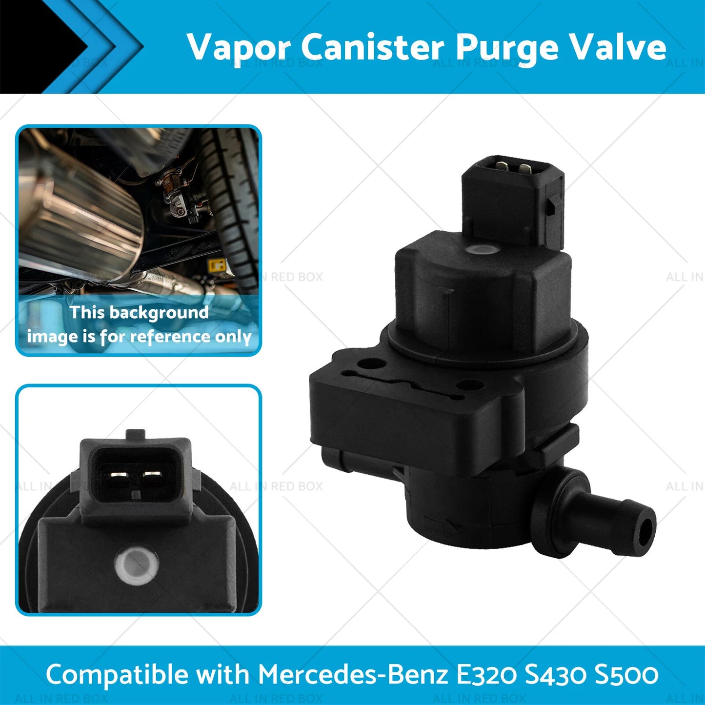 Vapor Canister Purge Valve for Mercedes-Benz S430 E320 S500 (1998-2006)