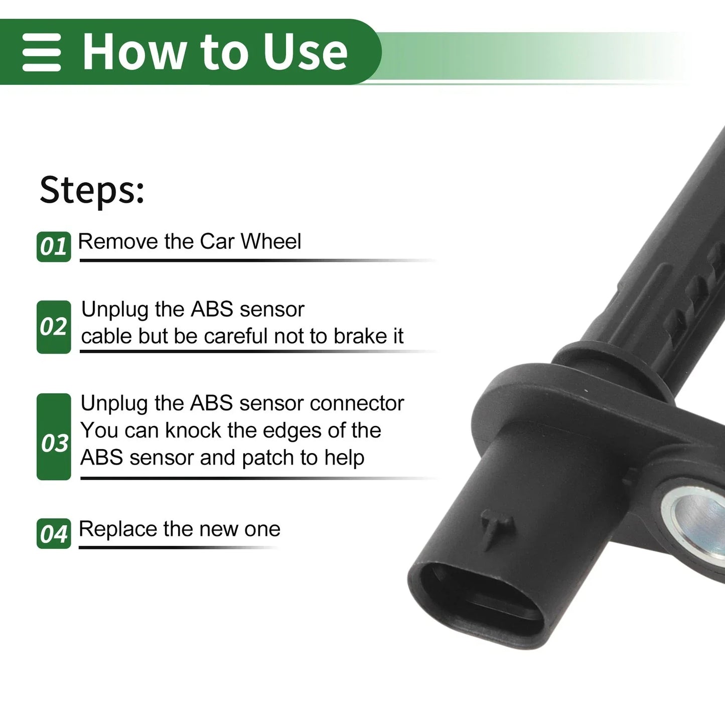 ABS Wheel Speed Sensor for Mercedes-Benz C205 (2016-2024)