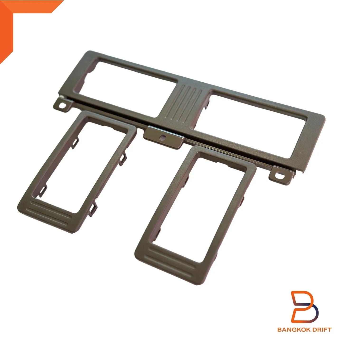 3 x Grey Air Heater Vent Frame Trim for Nissan Navara Ute (1986-1997)