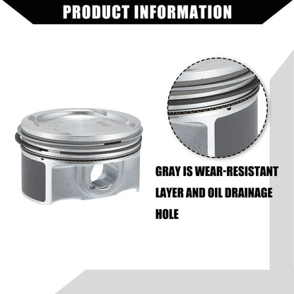 Engine Piston & Pin Snap Ring for Chevrolet Cruze 1.4L L4 (2011-2016)