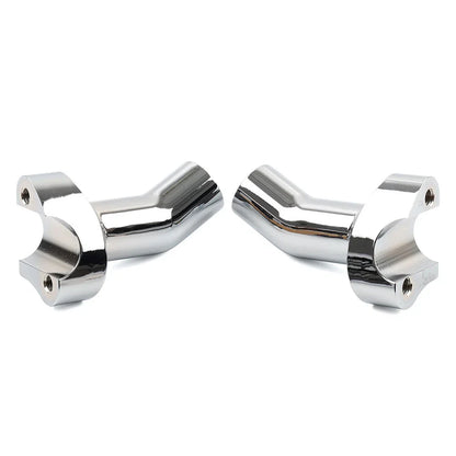 3.5" Chrome Pullback Handlebar Risers for Harley Dyna Softail Road King