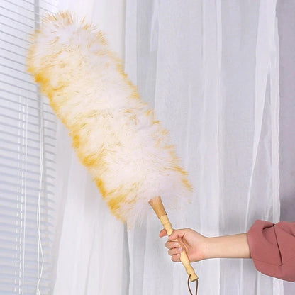Wool Duster Lambswool for Car & Household Cleaning Tool