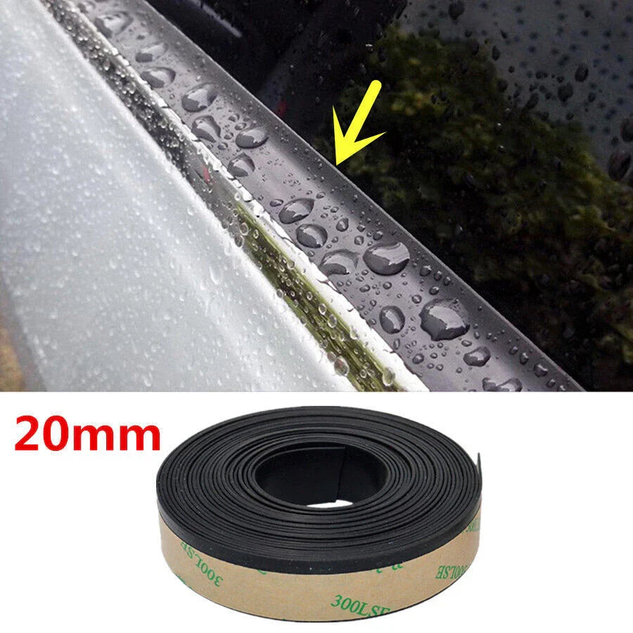 13FT Rubber Car Side Door Window Glass Seal Weatherstrip for Universal