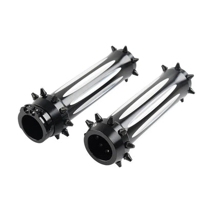 1'' Spikes Motorcycle Front Hand Grips for Harley Touring Dyna Softail