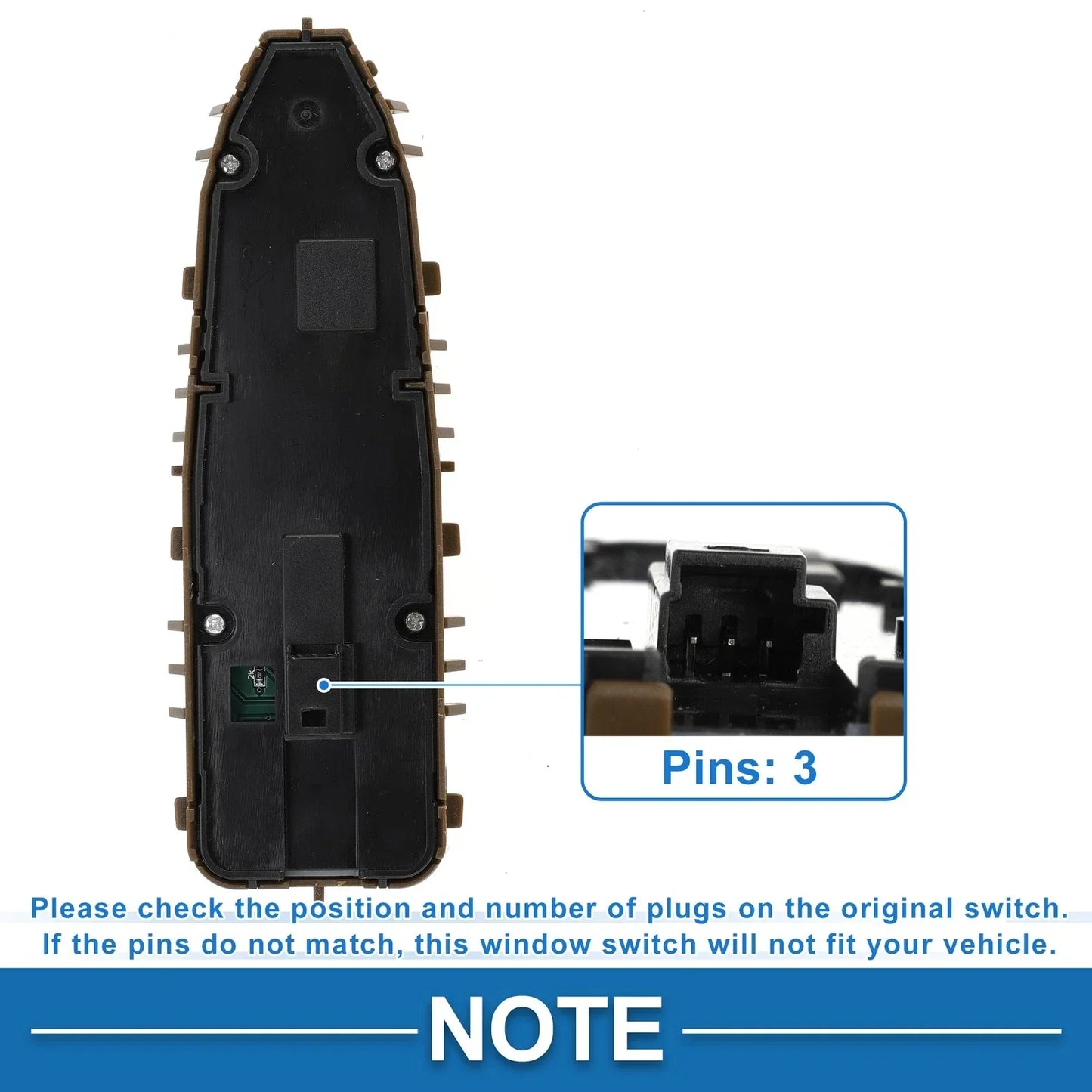 Power Window Switch for Mercedes-Benz E-Class (2003-2009)