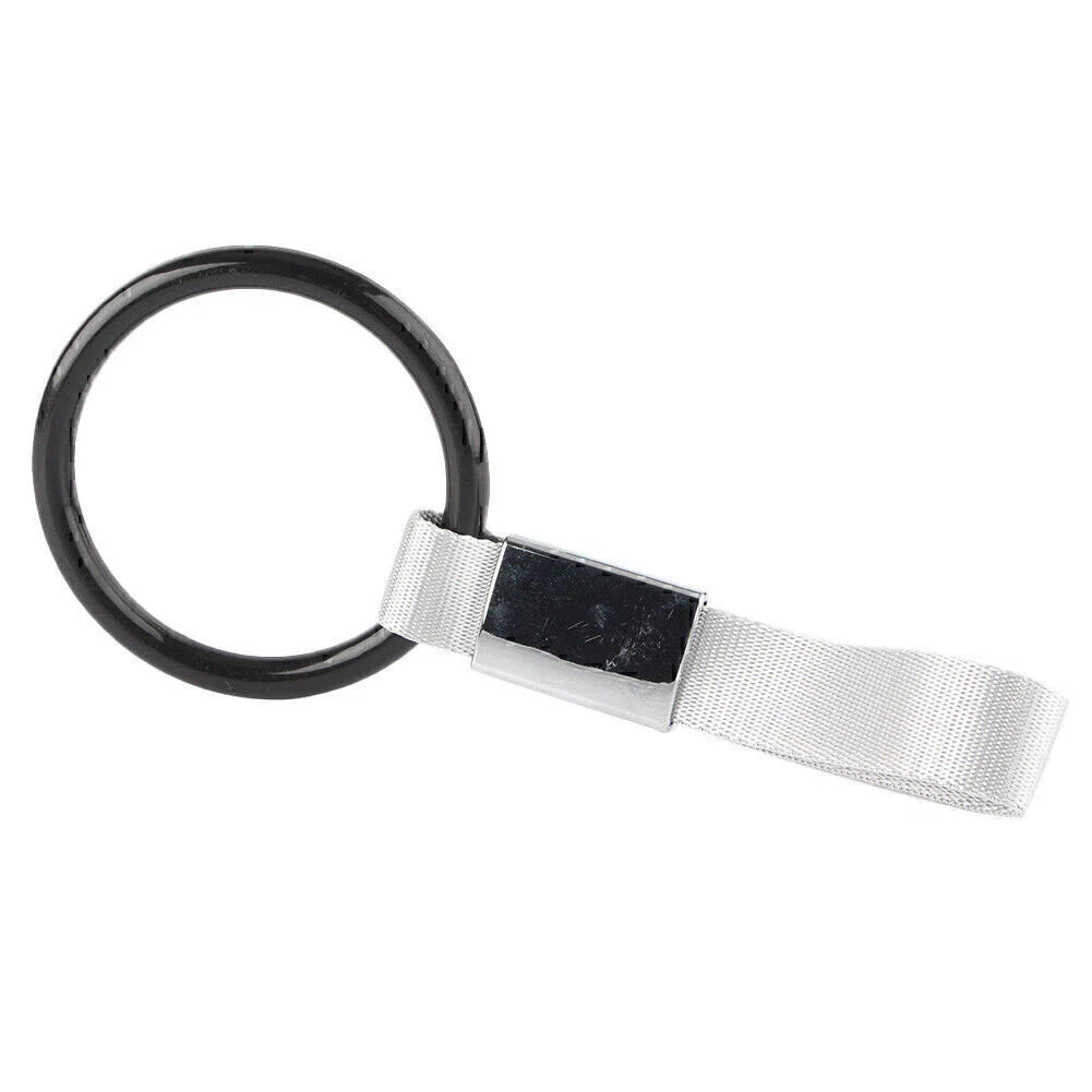 Tsurikawa Ring Handle Strap Charm for Subway Train Bus - Black