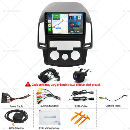 9'' Android 13 Car Radio Stereo GPS for Hyundai i30 (2006-2011)