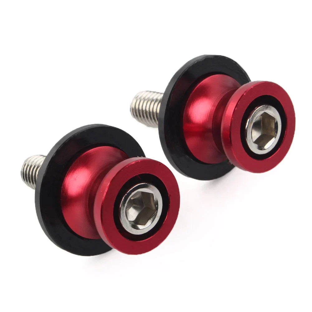 8MM Swingarm Spools Slider Screws for KAWASAKI ZX6R (2012-2021) Red CNC