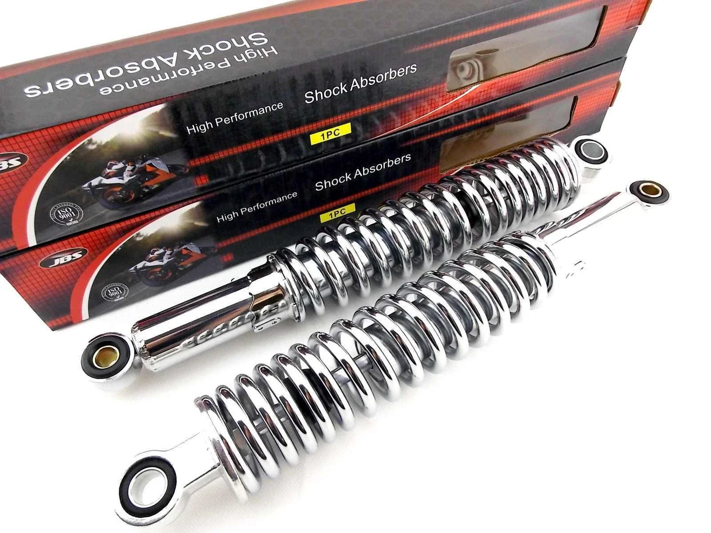 350mm Chrome Shock Absorbers for Honda CT125 (2021-2023)