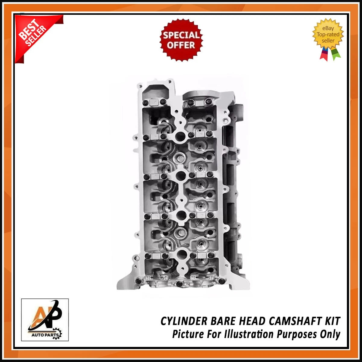 Cylinder Head and Camshafts with Valves Replacement for Nissan Pulsar (2011–2020)