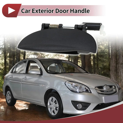 Exterior Door Handle for Hyundai Atos Front Left Black ABS (2000-2003)