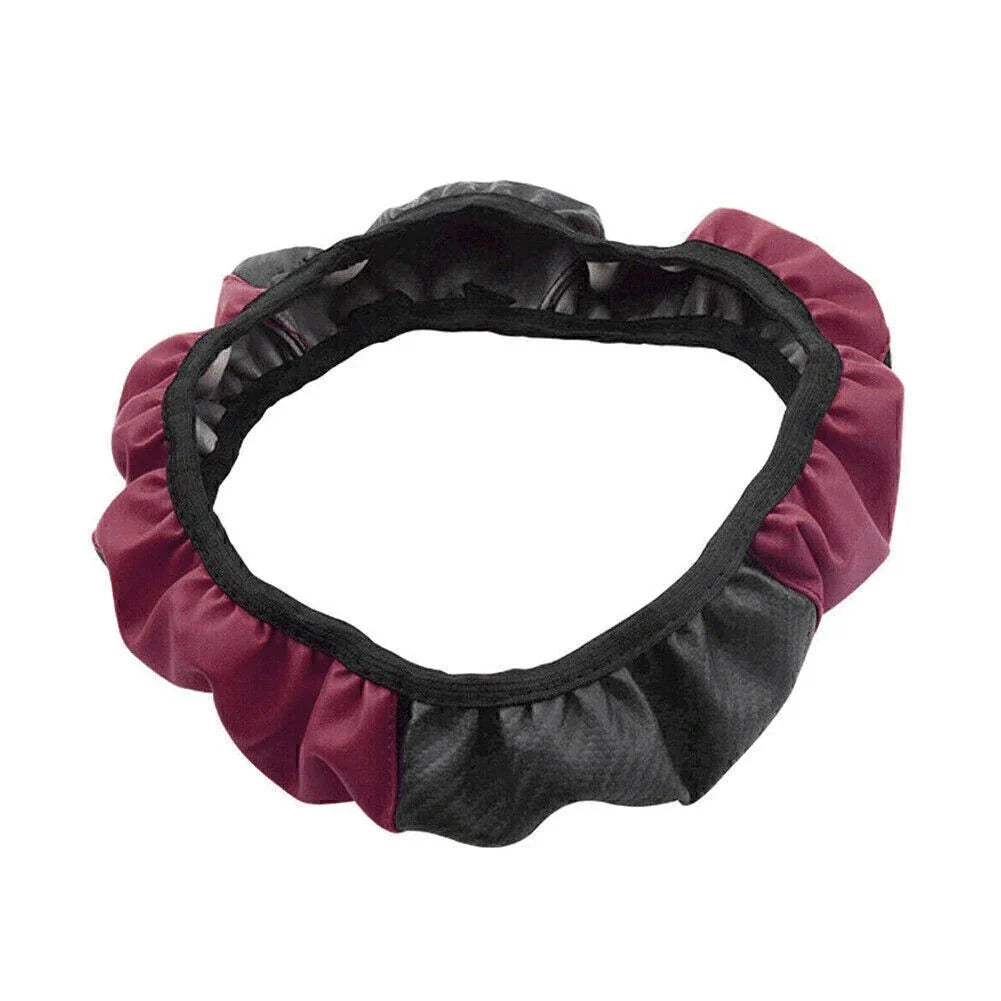 15" Microfiber Leather Steering Wheel Cover for Car SUV (No Year Specified)