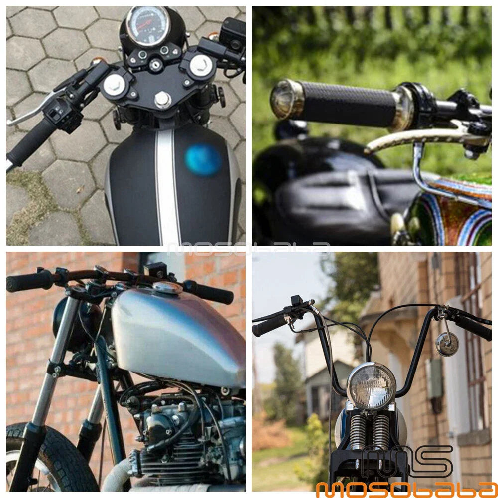 22MM Motorcycle Silicone Handlebar Grips for Honda, Suzuki, Yamaha