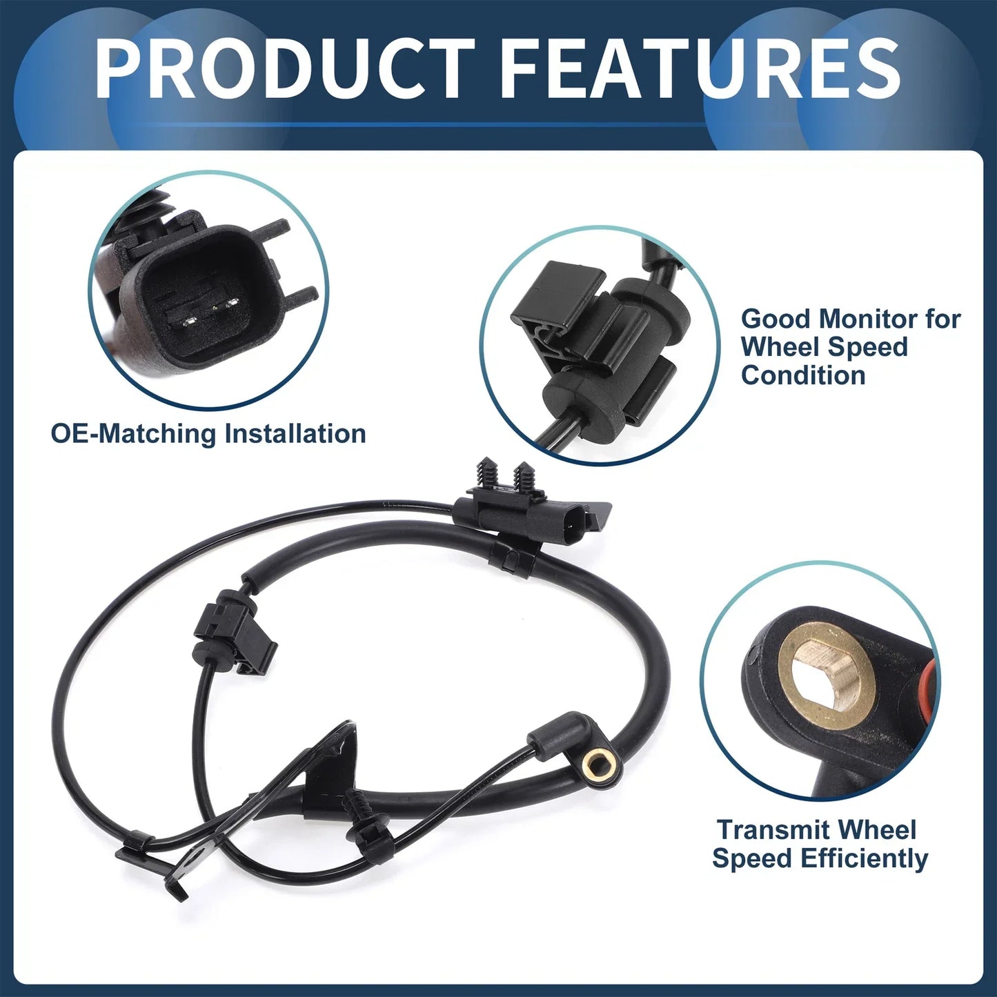 ABS Wheel Speed Sensor for Dodge Journey Sport Utility (2009-2020)
